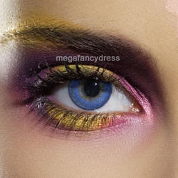 View Item Blue 3 Tone Fashion Contact Lenses Adult Eye Accessories