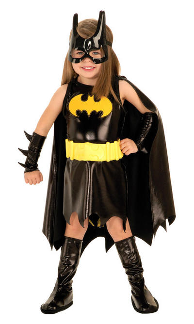 Girl's Toddler Batgirl Fancy Dress Costume