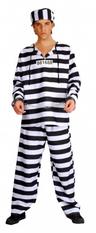 View Item Men's Jail Break Prisoner Fancy Dress Costume