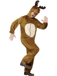 View Item Adult' Christmas Reindeer Fancy Dress Costume