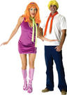 View Item Adults' Scooby Doo Fred & Daphne Couples Fancy Dress Costume