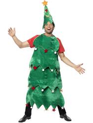 View Item Adults' Deluxe Christmas Tree Fancy Dress Costume