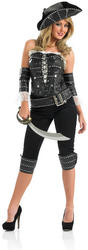 View Item Ladies Ship Mates Pirate Fancy Dress Costume