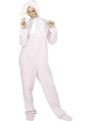 View Item Adults' Pink Baby Romper Suit 