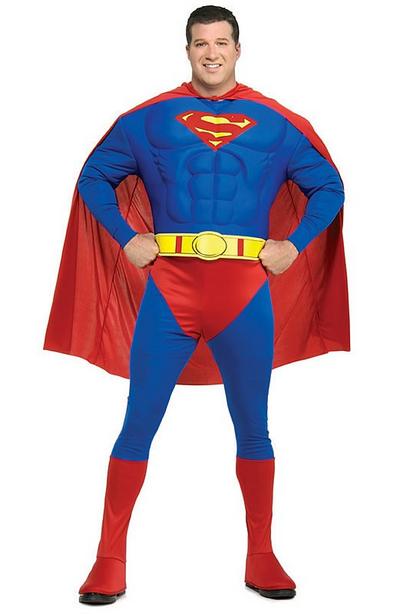 Superman Fancy Dress Costume