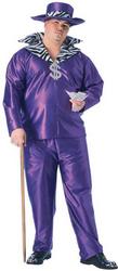 View Item Men's Big Daddy Purple Pimp Fancy Dress Costume (XL)