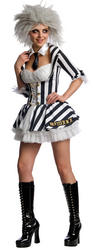 View Item Ladies' Beetlejuice Fancy Dress Costume