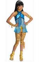 View Item Girl's Cleo de Nile Monster High Fancy Dress Costume