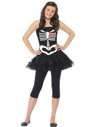 View Item Girls' Teen Skeleton Tutu Halloween Dress