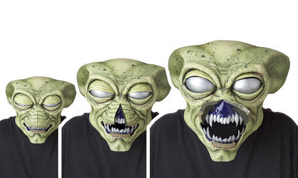View Item Alien Visitor AniMotion Halloween Mask