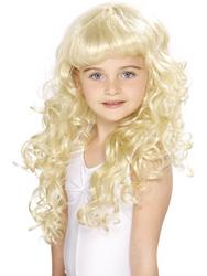 View Item Girls' Blonde Fairytale Princess Wig