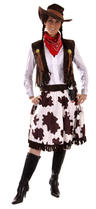View Item Ladies' Plus Size Cowgirl Fancy Dress Costume