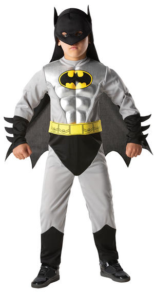 Kid's Licensed Batman Total Armour Muscle Chest Costume