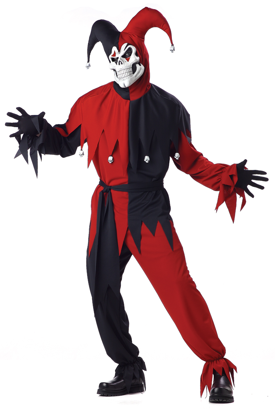 Kostüm Verkleidung Jungen Kinder Herren Gruselig Clown Halloween Jester