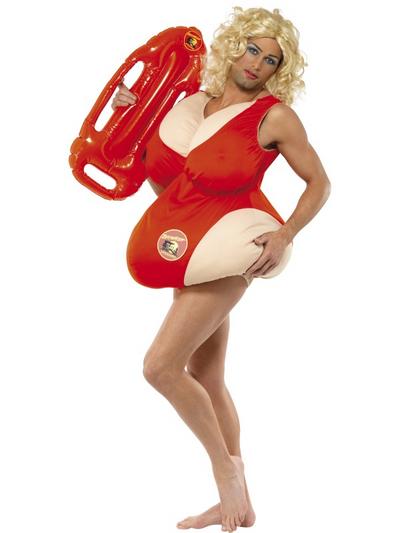 View Item Men's Baywatch Padded Swimsuit