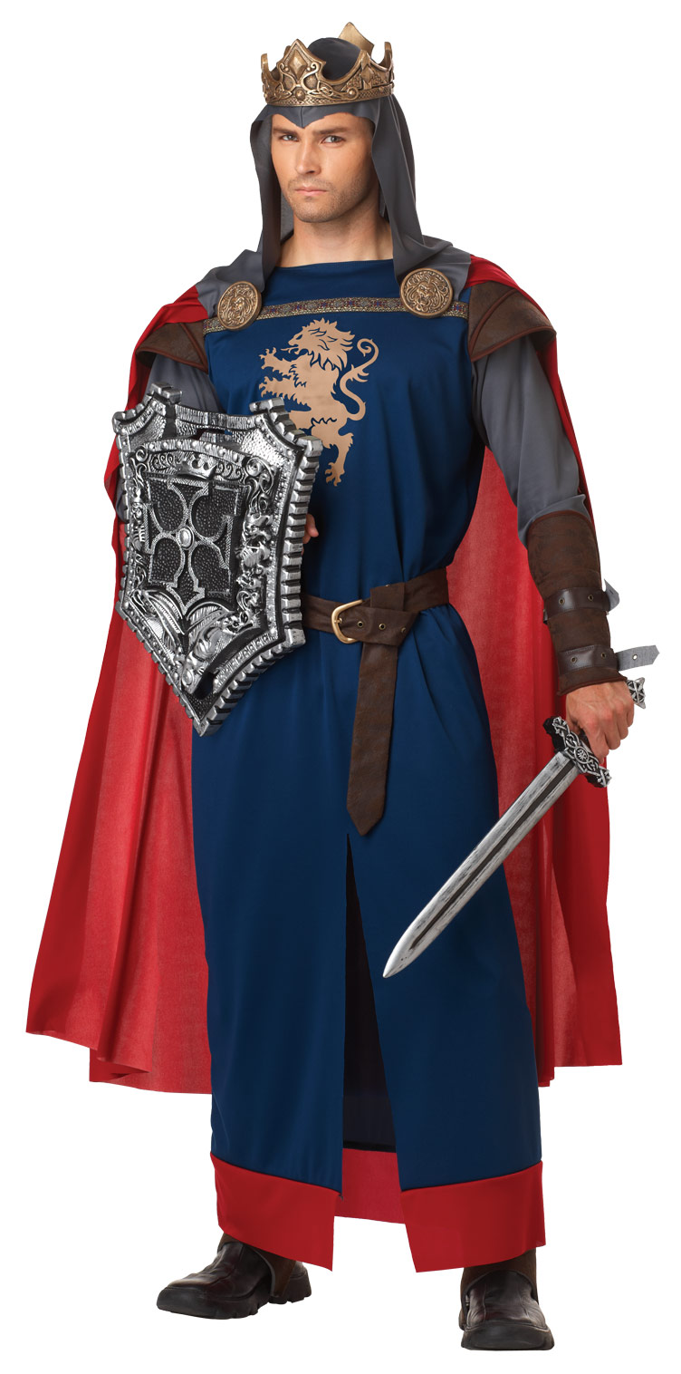 Richard The Lionheart Mens Large Medieval King Fancy Dress Adult