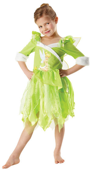 Girls' Tinkerbell Winter Wonderland Fancy Dress Costume