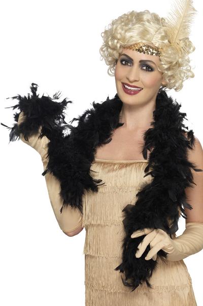 Black Feather Boa