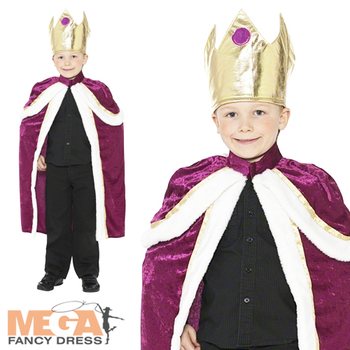 3 Kings Nativity Christmas Boys Fancy Dress Child Wise Men Costume Kids