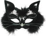 View Item Ladies Transparent Black Cat Eye Mask
