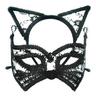 View Item Ladies Cat Eye Mask + Headband with Ears