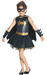View Item Girls Batgirl Tutu Fancy Dress Costume