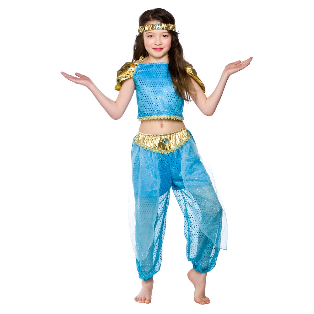 Arabian Nights Princess Girls Fancy Dress Fairytale Jasmine Child