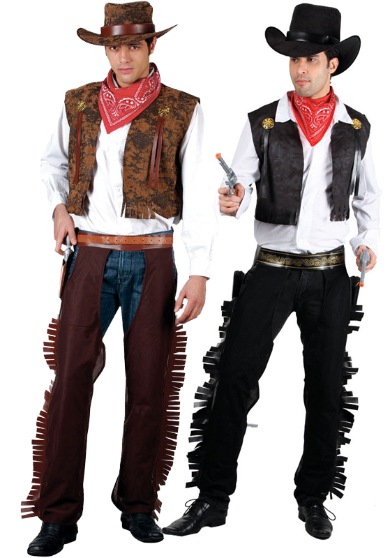 Western Cowboy Costume Mens Wild West Sheriff Adult Rodeo Fancy Dress 7793