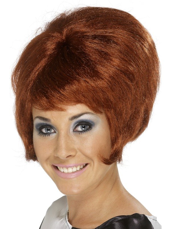 Beehive Ladies 1960s Wig Mod Go Go Girl 60s Womens Retro Fancy Dress Costume Wig eBay