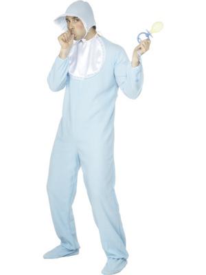 Adult's Blue Baby Romper