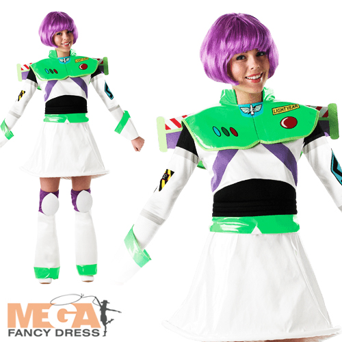 Buzz Lightyear + Wings Ladies Disney Fancy Dress Toy Story Womens