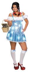 View Item Ladies' Sexy Dorothy Deluxe Wizard of Oz Plus Size Fancy Dress Costume