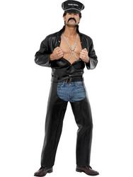 View Item Men's YMCA Village People Biker Fancy Dress Costume