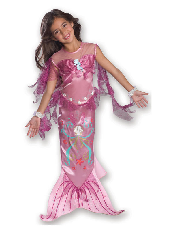 Mermaid Princess Girls Fancy Dress Fairy Tale Book Week Childrens Kids