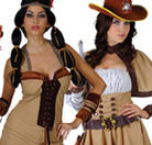 Cowgirls and Indians Fancy Dress