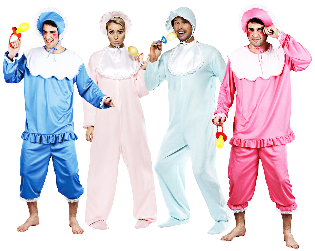 Baby Romper Onesie Adults Fancy Dress Hen Stag Party Fun Mens Ladies