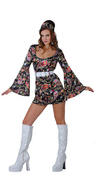 View Item Ladies' 1960s Retro Hippy Girl Fancy Dress Costume
