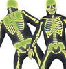 View Item Adults' Glow in the Dark Skeleton Halloween Fancy Dress Costume