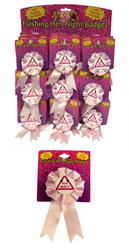 View Item Pink Hen Party Badge With Lights