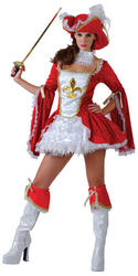 View Item Ladies' Madame Musketeer Fancy Dress Costume