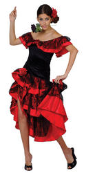View Item Ladies' Spanish Senorita Flamenco Fancy Dress Costume