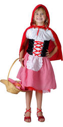View Item Girl's Little Red Riding Hood Fancy Dress Costume