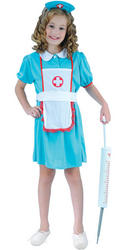 View Item Girl's Nurse Fancy Dress Costume