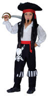 View Item Boys' Pirate Captain Blackheart Fancy Dress Costume