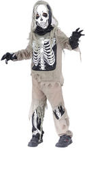 View Item Kid's Zombie Skeleton Halloween Fancy Dress Costume