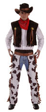 View Item Men's Cowboy Fancy Dress Costume (XL)