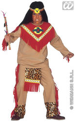 View Item Kids Raging Bull Red Indian Fancy Dress Costume