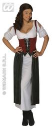 View Item Ladies Lucrezia Medieval Tavern Wench Fancy Dress Costume