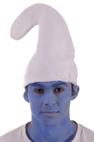 Adult's White Gnome Hat