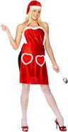View Item Ladies' Miss Santa Claus Christmas Apron Set
